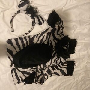 Zebra toddler costume